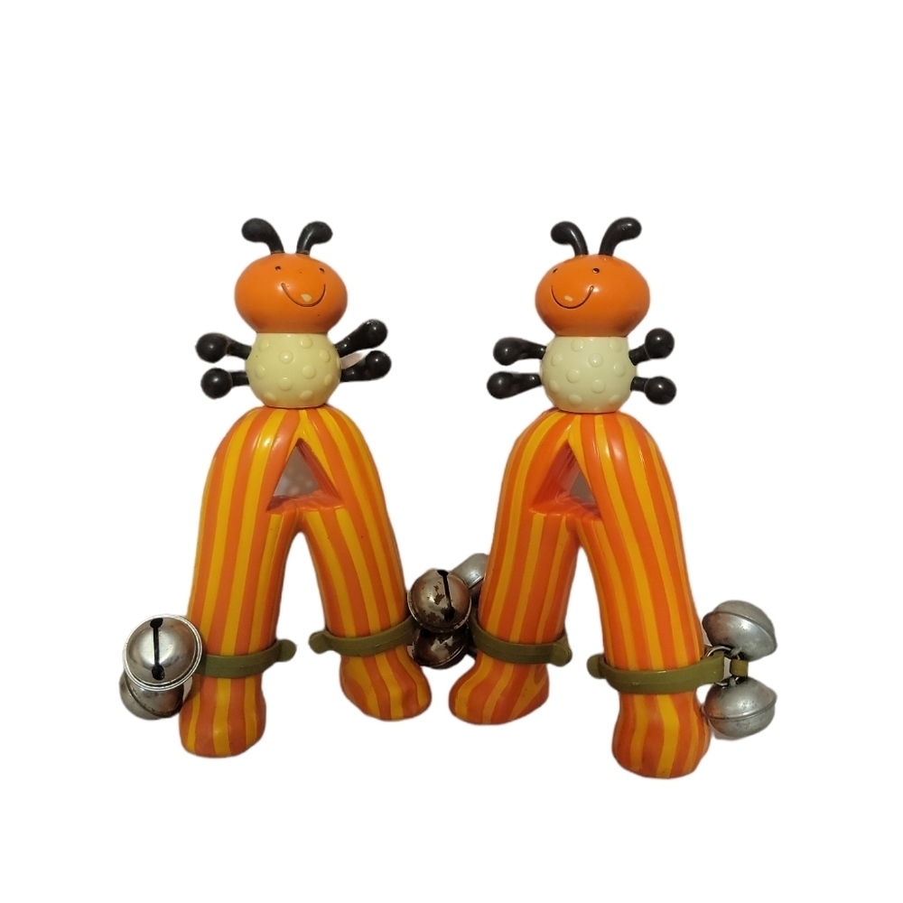VINTAGE 80s BATTAT Baby Toy Bug‎ Ant Rattle